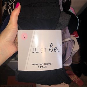 2 pairs super soft leggings